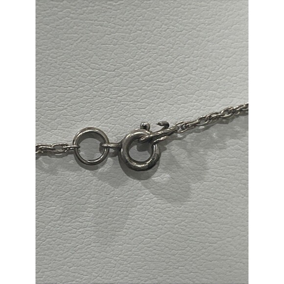 Vintage 925 Sterling Chain With Twist Design - Picture 3 of 4